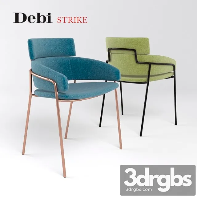Debi strike armchair 2 3D Model Free