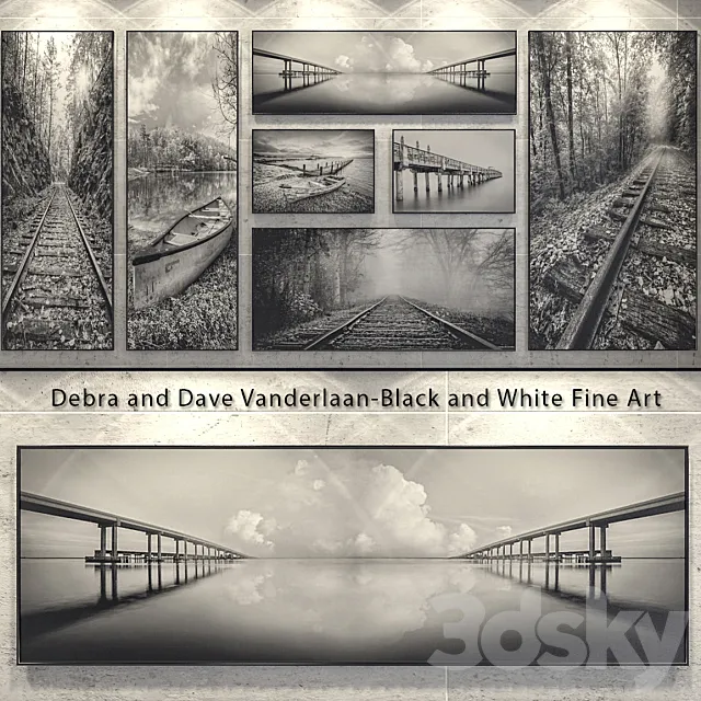Debra and Dave Vanderlaan “Black and White Fine Art” 3DModel