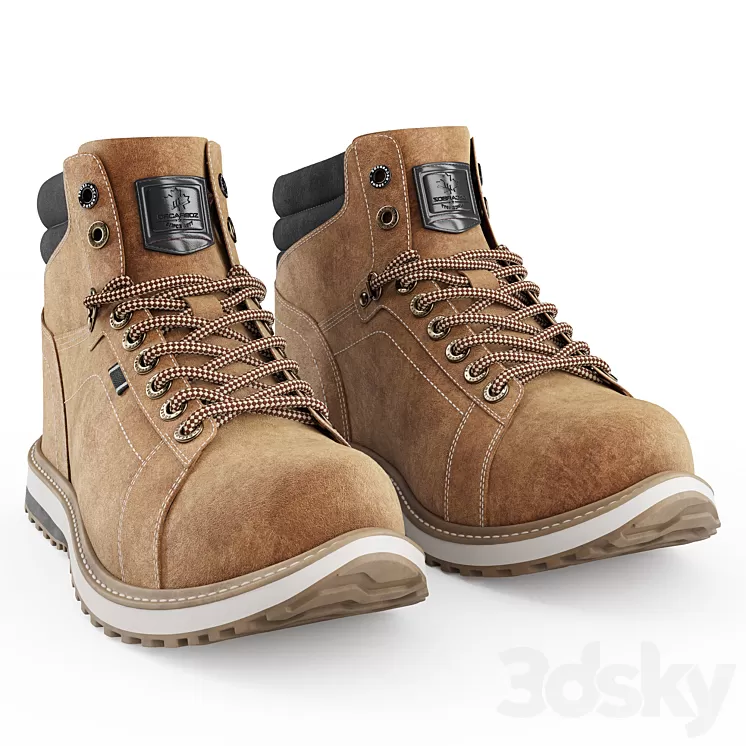 DECARSDZ Men Boots 3D Model