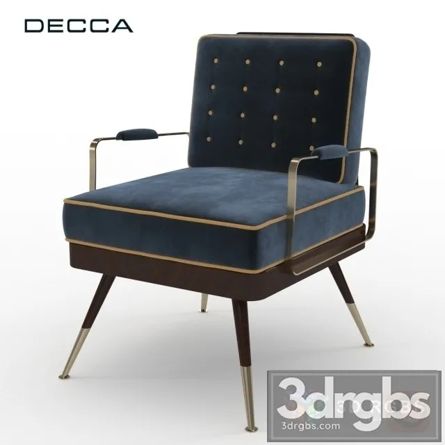 Decca Armchair 3D Model Free