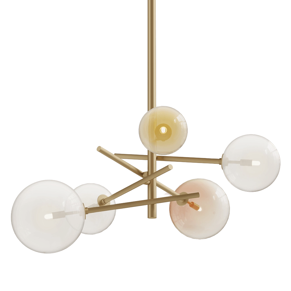 DECHEM studio - Chandelier PENTA LIGHT 3D Model