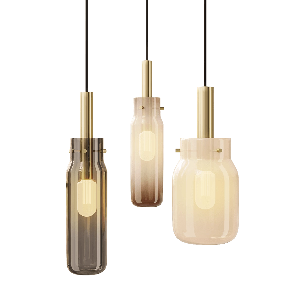 DECHEM studio - Pendant lamp BANDASKA 3D Model