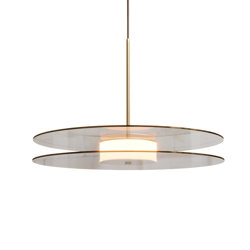 DECHEM studio - Pendant lamp ECLIPSE HORIZONTAL 3D Model