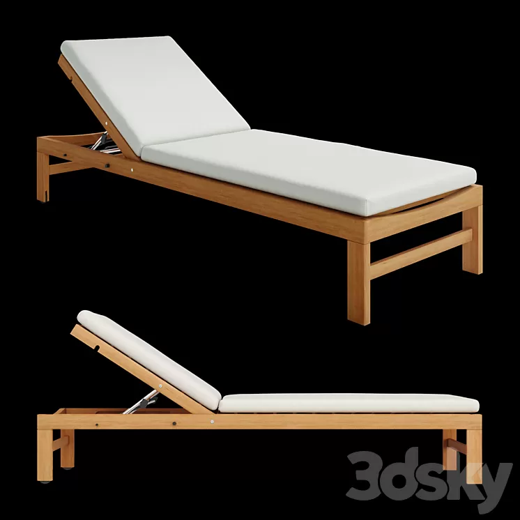 Deck chair Ethimo Sand 3D Model
