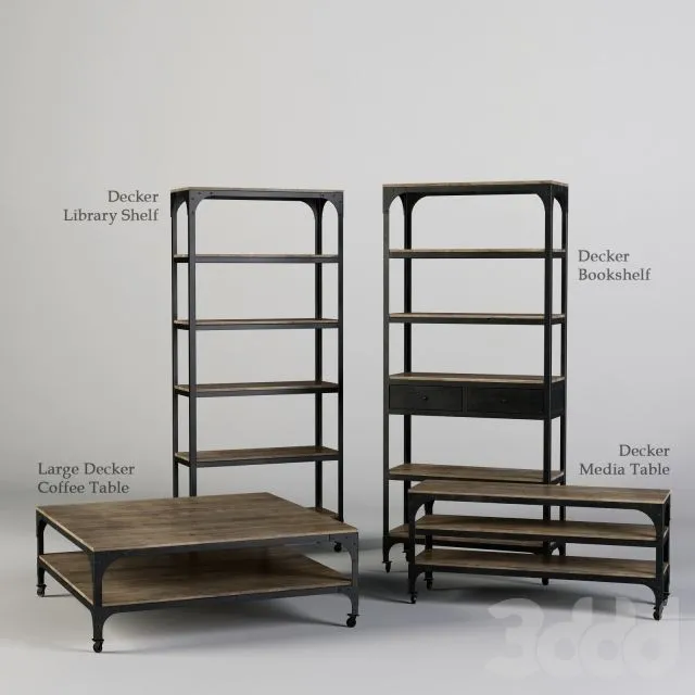 decker furniture 3D Model