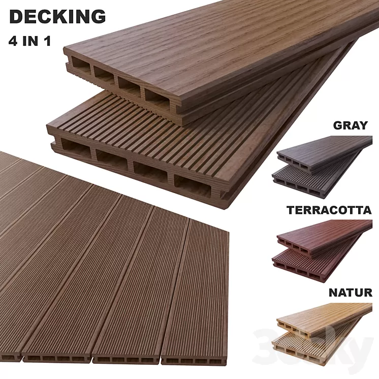 Decking tardex classic 3D Model