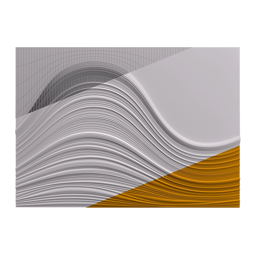 Deco Line - Big Wave 3D Model