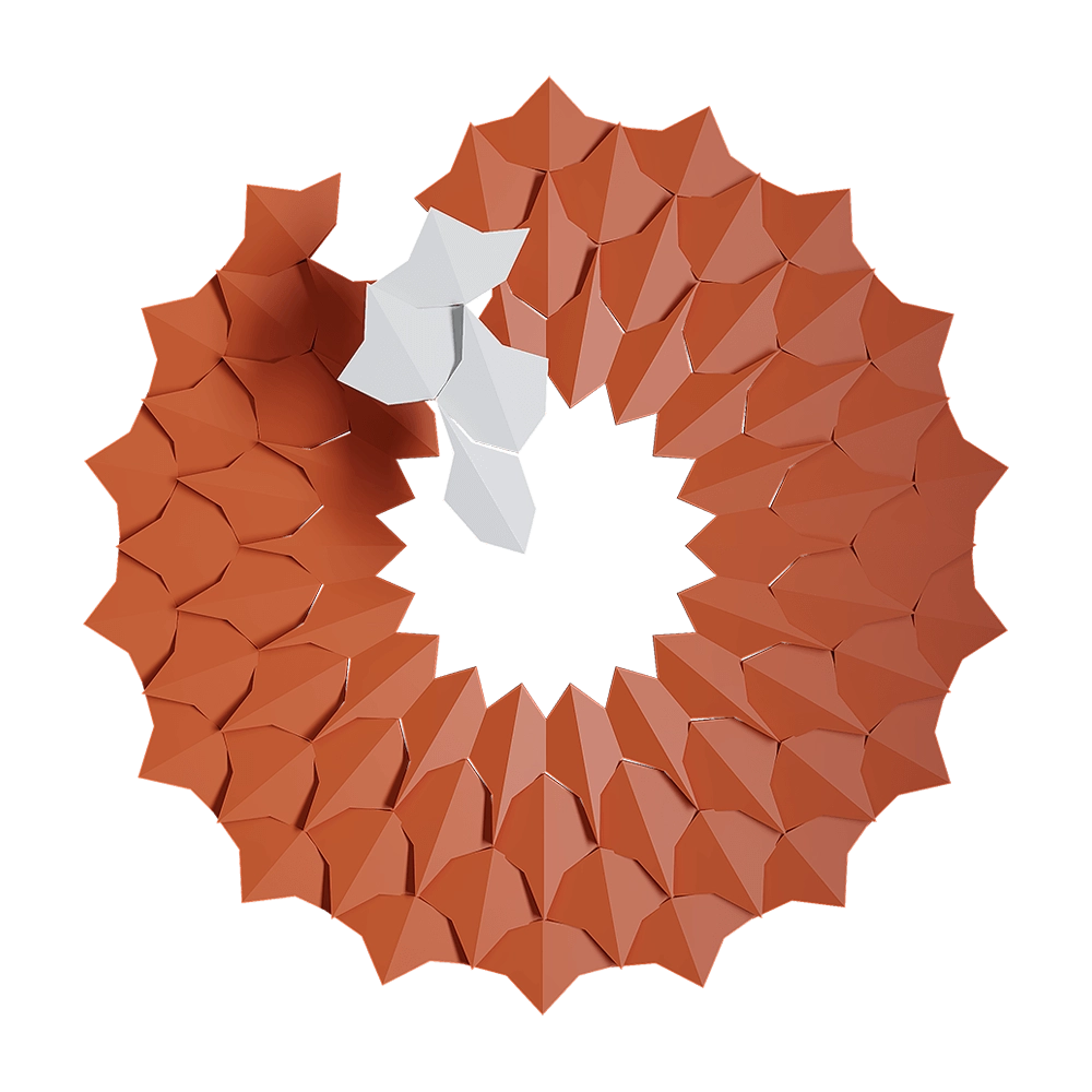 Deco Line - Deco Line Dragon Scale A B C D 3D Model