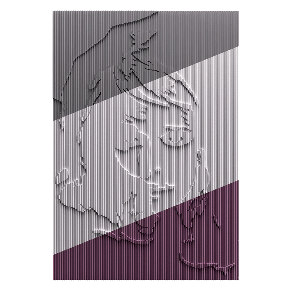 Deco Line - Face 3D Model