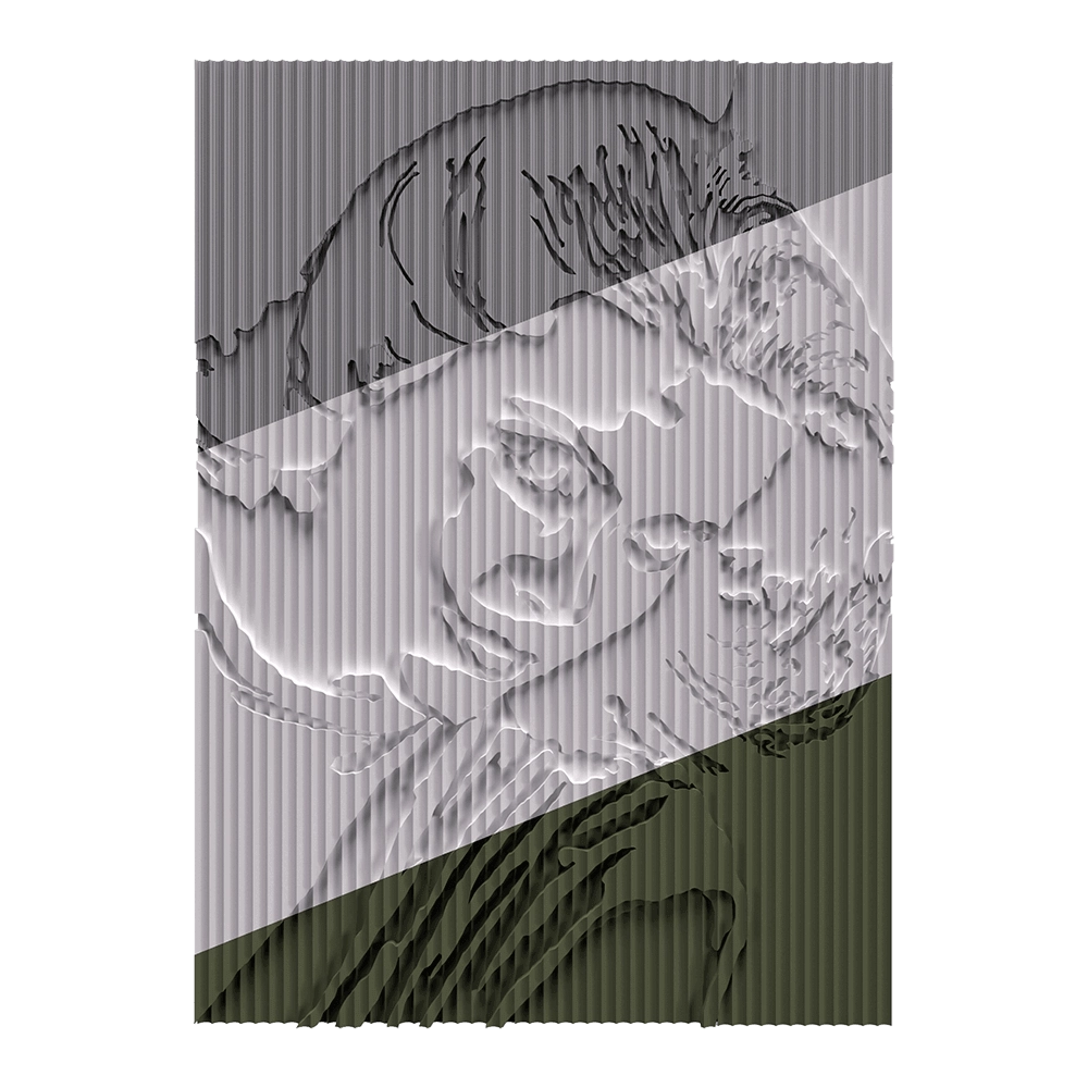 Deco Line - Portrait 3D Model