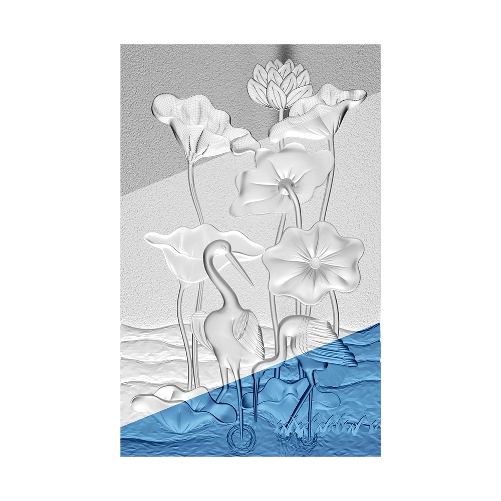 Deco Line - Stork 3D Model