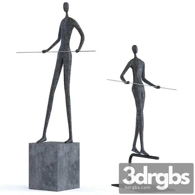 Deco object trapez star 54cm & 70cm 3D Model Free