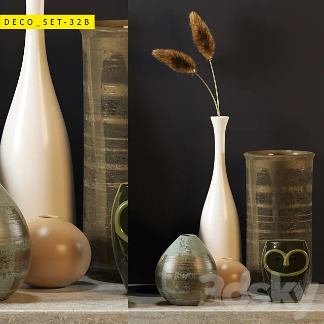Deco set 32 B 3DModel