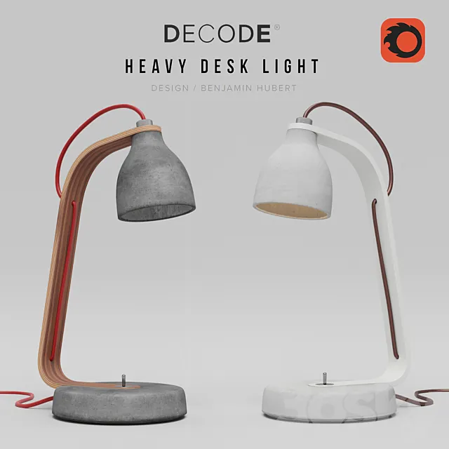 Decode Heavy Desk Light 3D Model