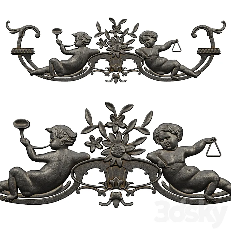 Decor Angels 3D Model Free
