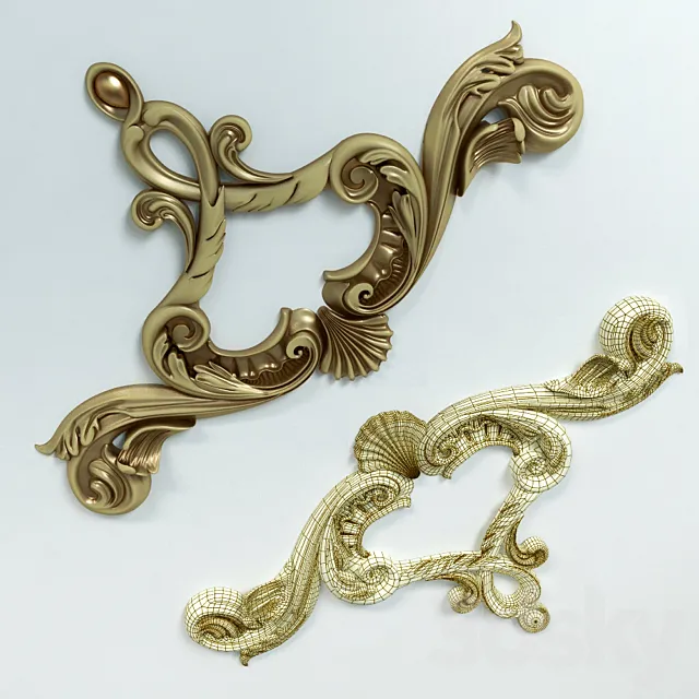 Decor Baroque 3D Model