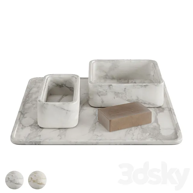 Decor bath set 01 3DModel