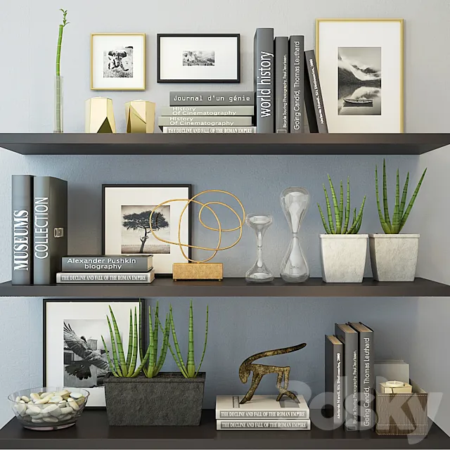 Decor black color 3D Model