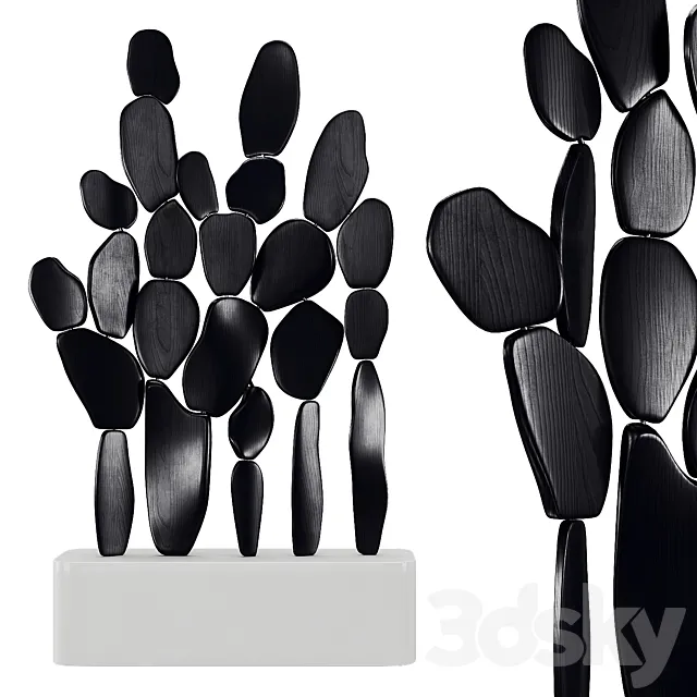Decor Cacti 3D Model
