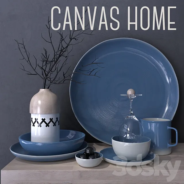 Decor Canvas Home 3DModel