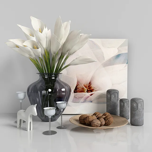 Decor collection IKEA 3D Model