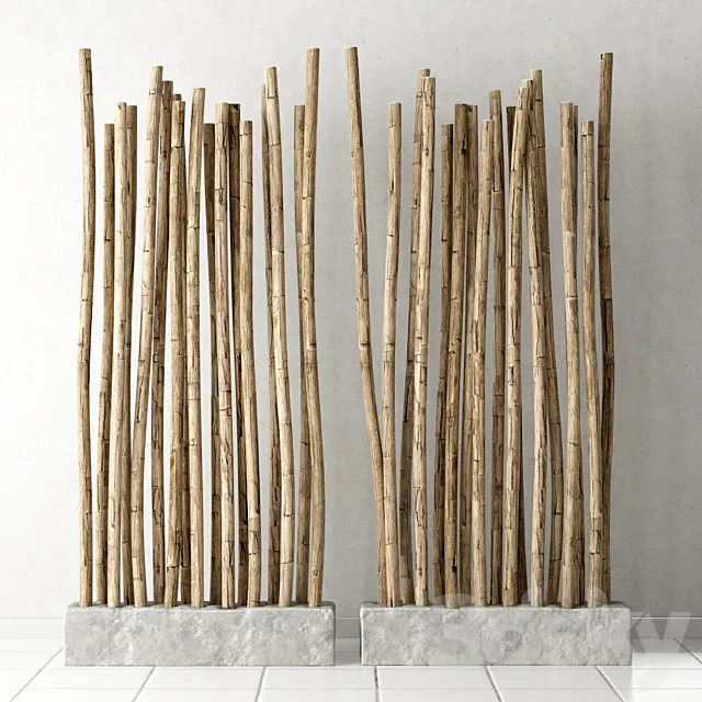 Decor Dry branches 3D Model