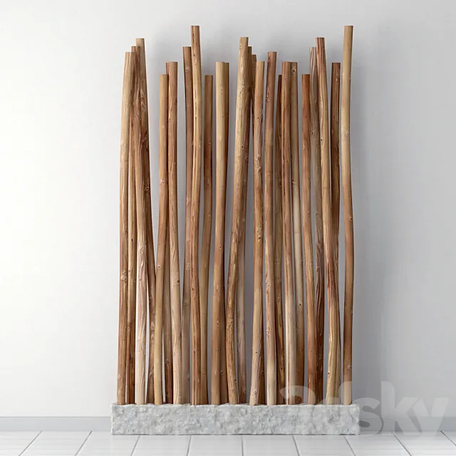 Decor dry dranches 3D Model