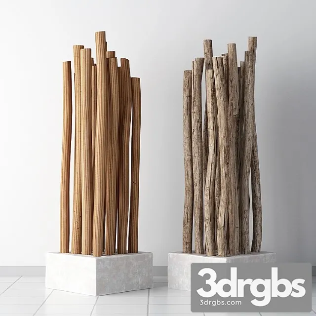 Decor Dry Dranches 3D Model Free