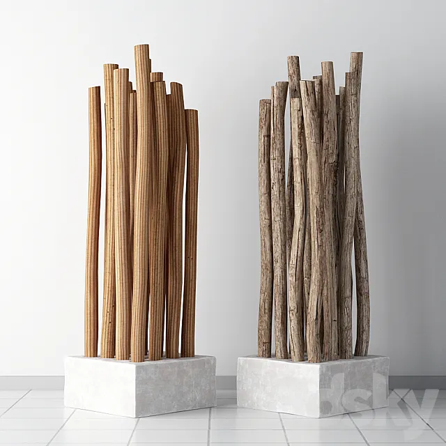 Decor dry dranches 3D Model