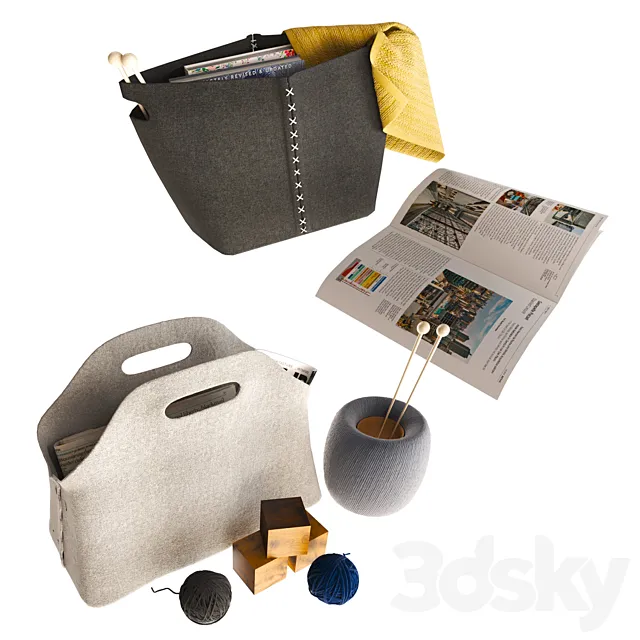 Decor floor set 2 3DModel