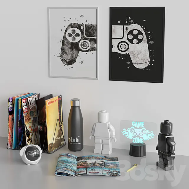 Decor for a children's room 3D Model