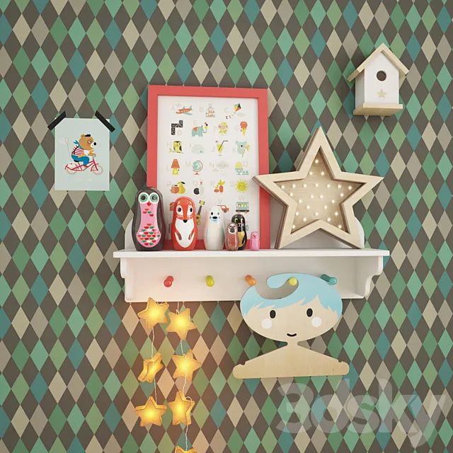 Decor for Baby Boy 3D Model