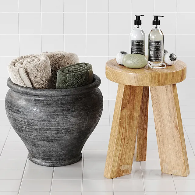 Decor for bathroom 002 3DModel