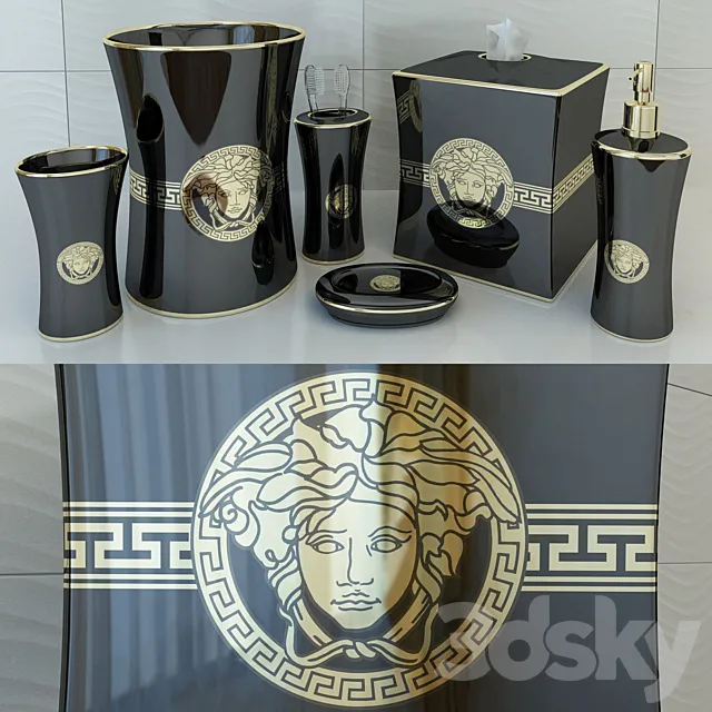 Decor for bathrooms VERSACE 3D Model