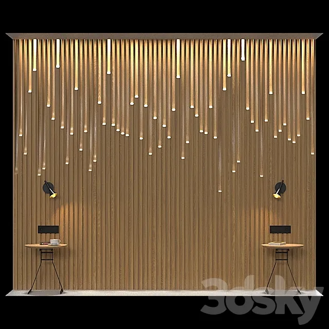 Decor for bedroom 3. 3DModel