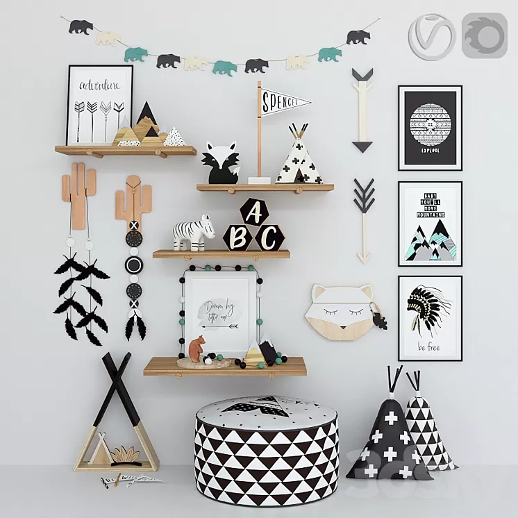 Decor for children 01 3D Model