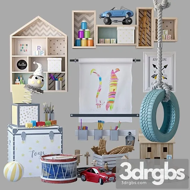 Decor for Children 3 3D Model Free