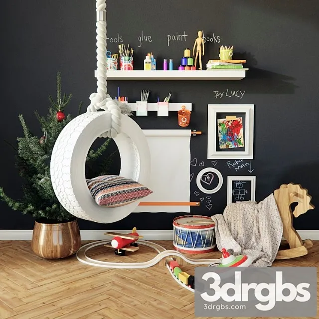 Decor for Children 3D Model Free