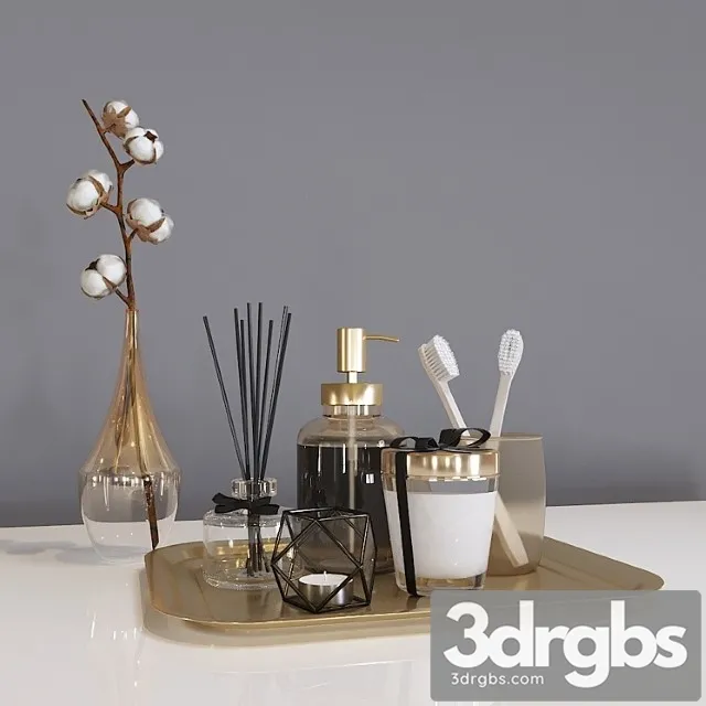 Decor For The Bathroom 3 3D Model Free