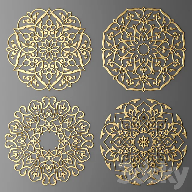Decor for the ceiling. 3D Model