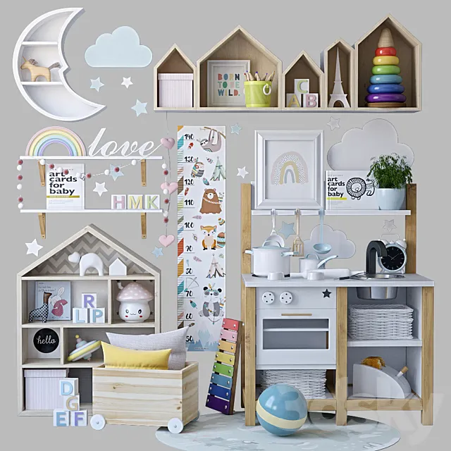 Decor for the nursery 2 3D Model