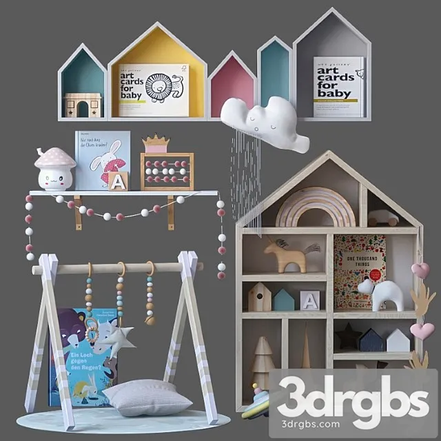 Decor For The Nursery 3D Model Free