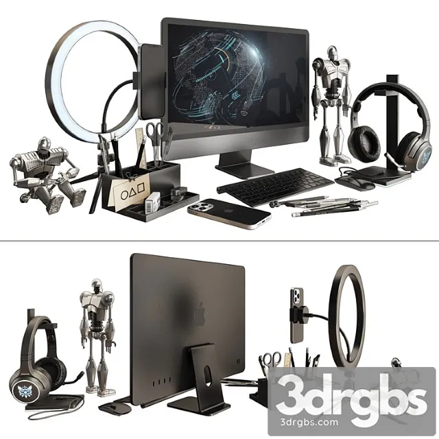 Decor For The Workplace In The Nursery 2 3D Model Free