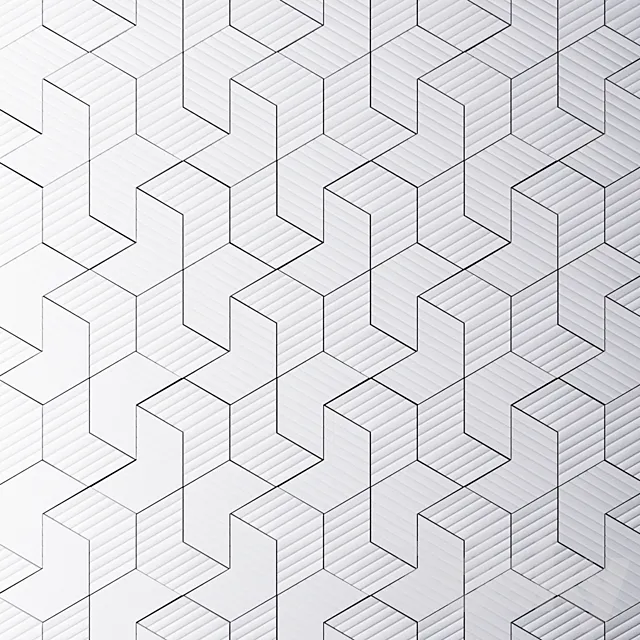 Decor for wall. 3D panel 3D Model