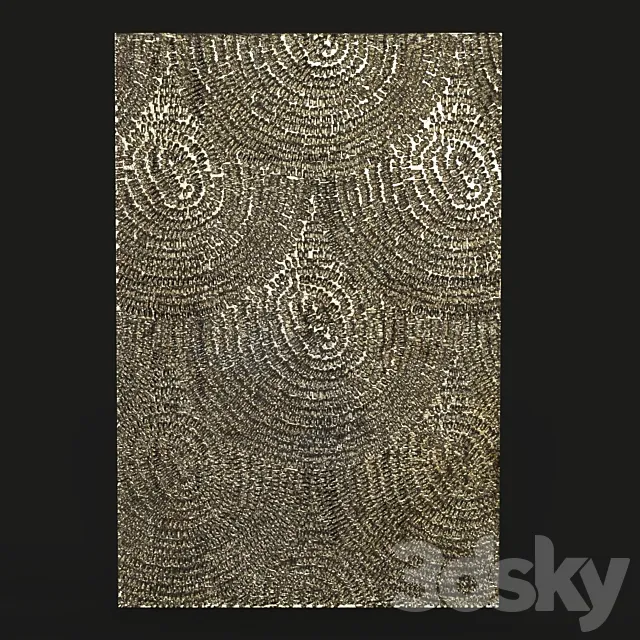 Decor for wall 3d Panel 3DModel