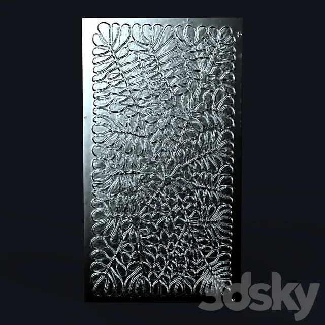 Decor for wall 3d Panel 3DModel