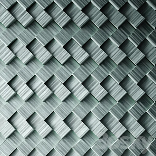 Decor for wall. 3D panel 3DModel