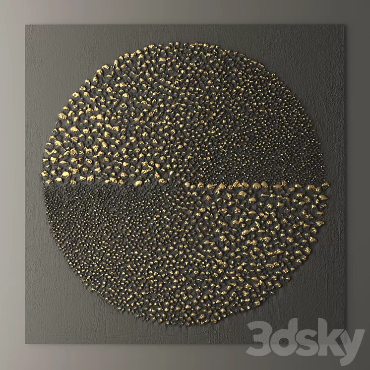 Decor for wall. Panel. 3D 3D Model