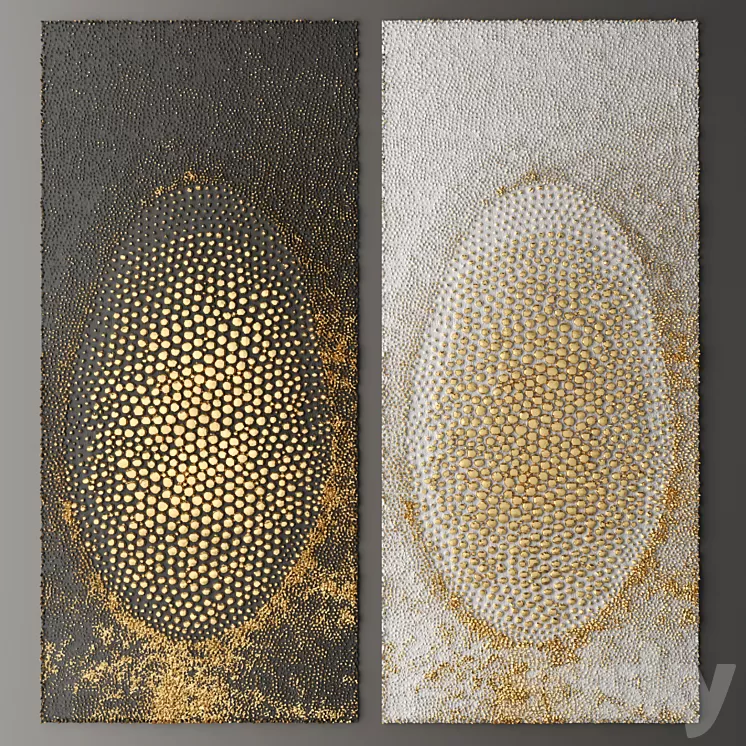 Decor for wall. Panel. 3D 3D Model