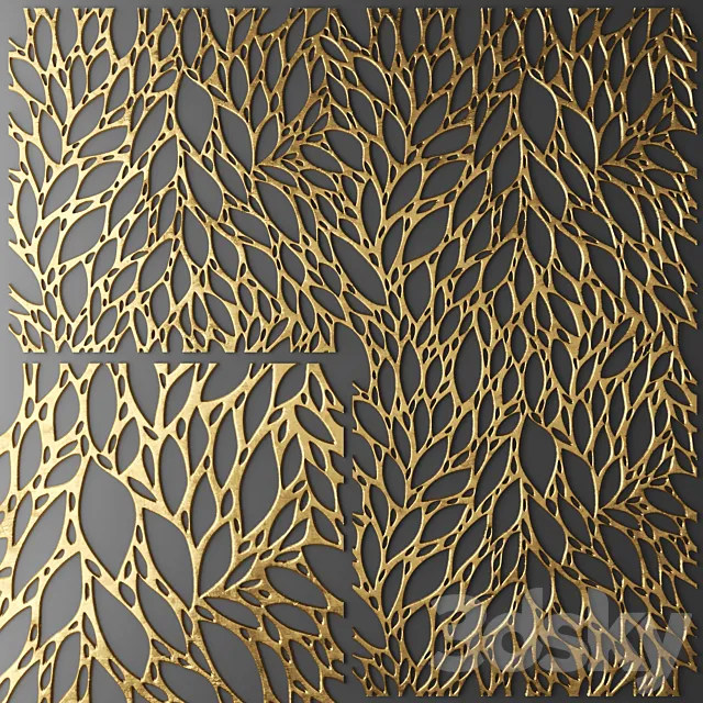 Decor for wall. Panel. 3D 3D Model